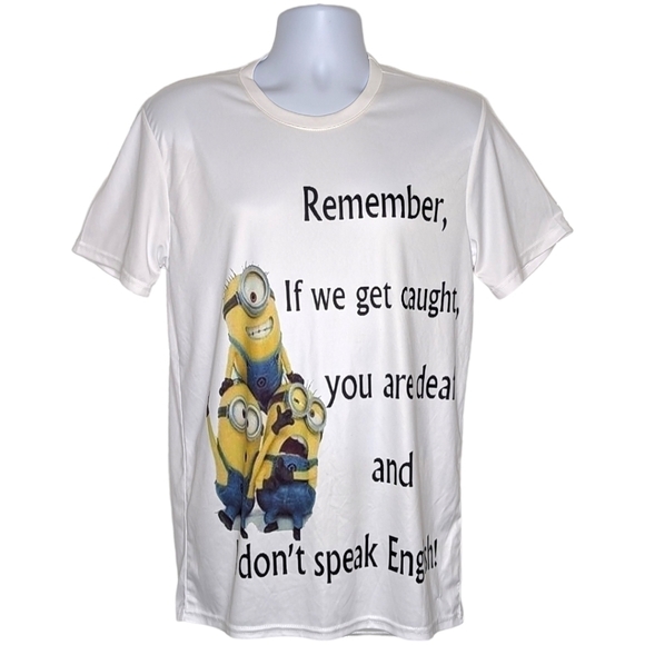 Set of 2 Hollise Minions Men's Short Sleeve T's Size L - Picture 6 of 10